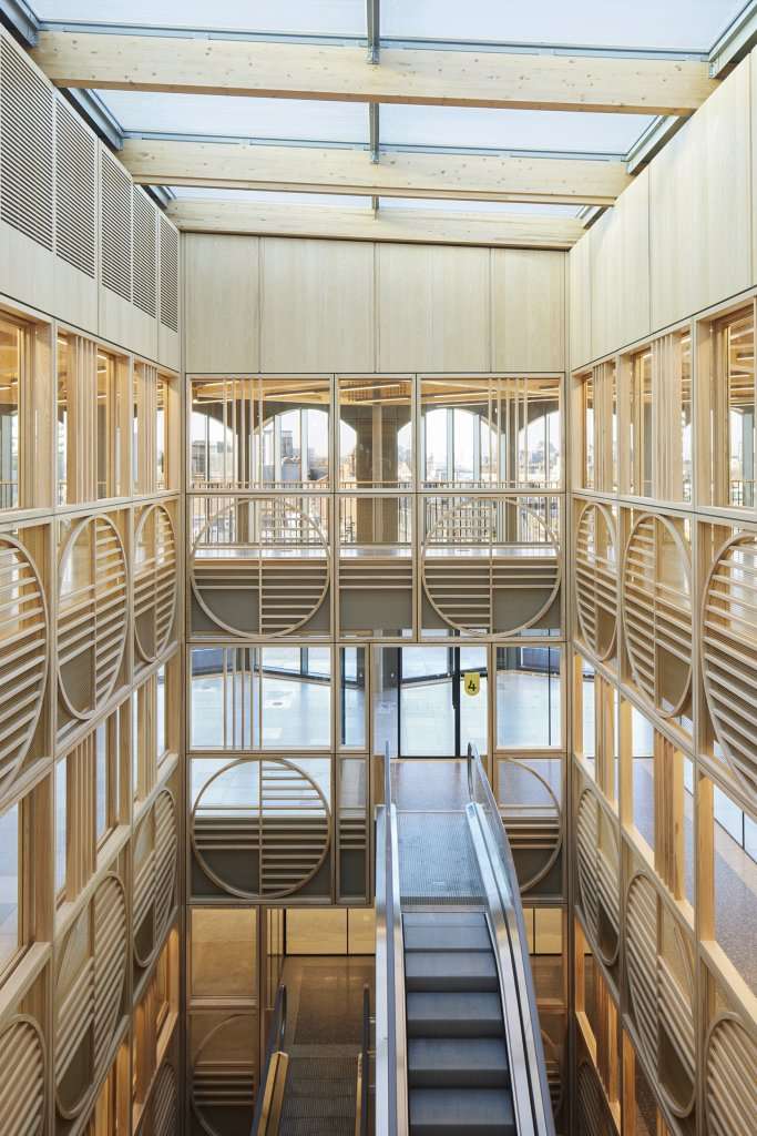 The grand main atrium