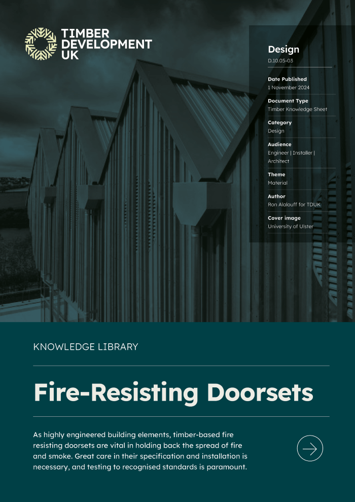 Fire-resisting doorsets