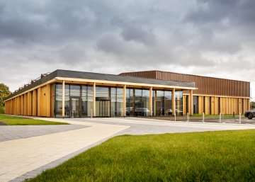 Exterior of NMITE Skylon Campus