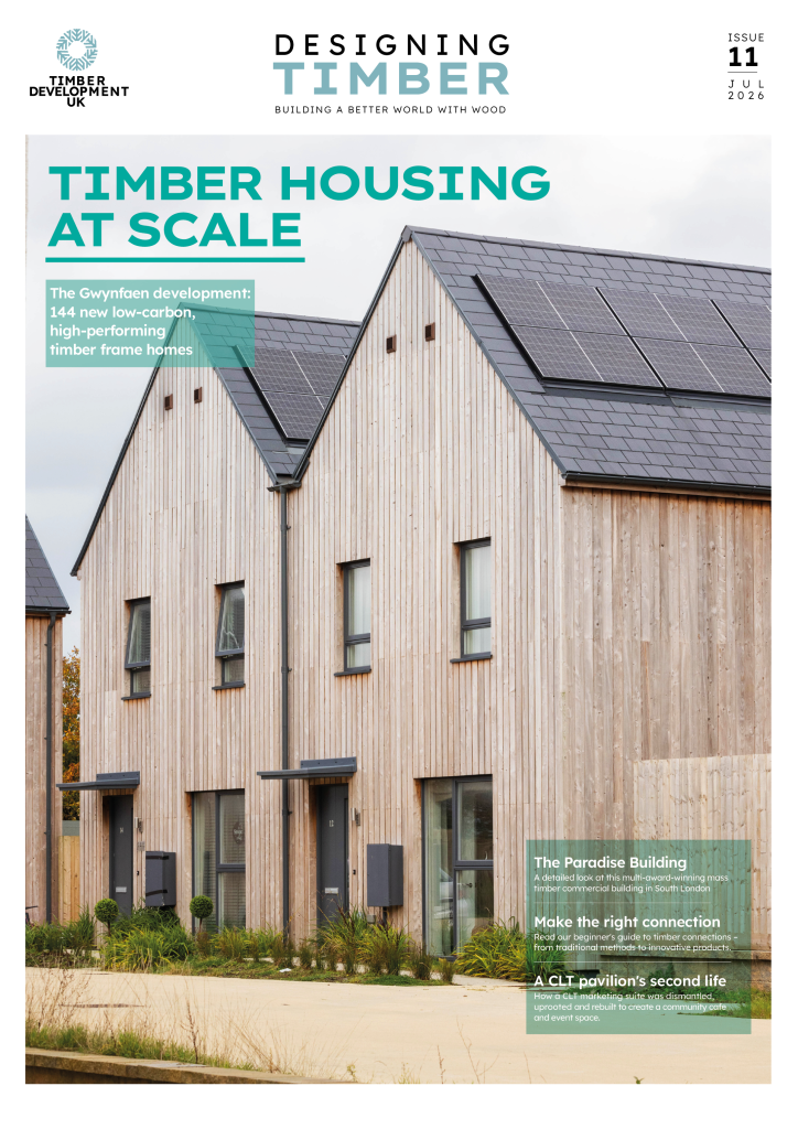 Issue 11 of Designing Timber, a magazine from Timber Development UK (TDUK) dedicated to architects, designers and anyone working with timber.
